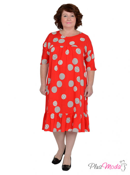 Платье Модель №632 размеры 44-84 - Plusmoda фото 6