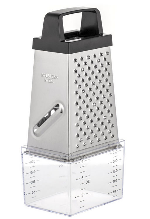 Терка - 4 поверхности, контейнер 250мл, высота 15см LARA (LR07-55)  фото 5