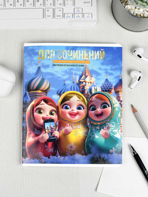 Тетрадь предметная арт. 69846/ 16 СЕЛФИ ДЛЯ СОЧИНЕНИЙ