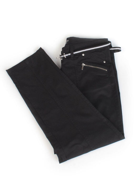 7754 BLACK Бриджи джинсовые женские