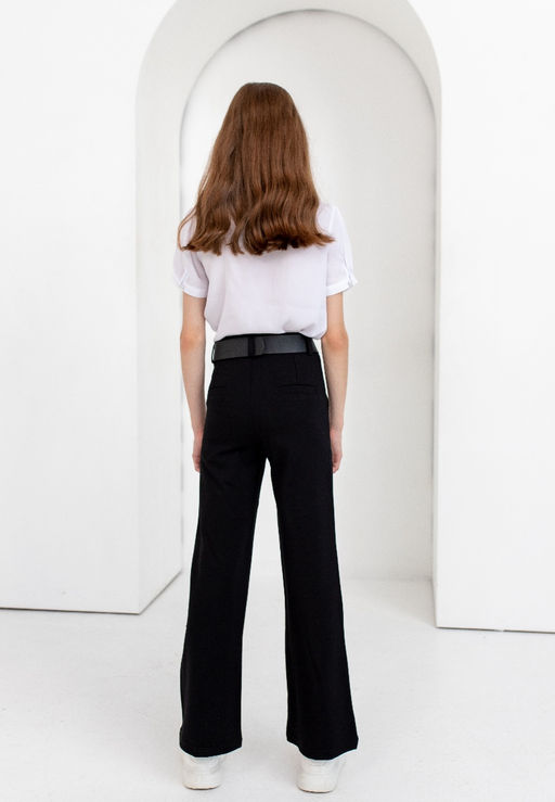 21019(22-27) Брюки школьные Палаццо - Kiko фото 44