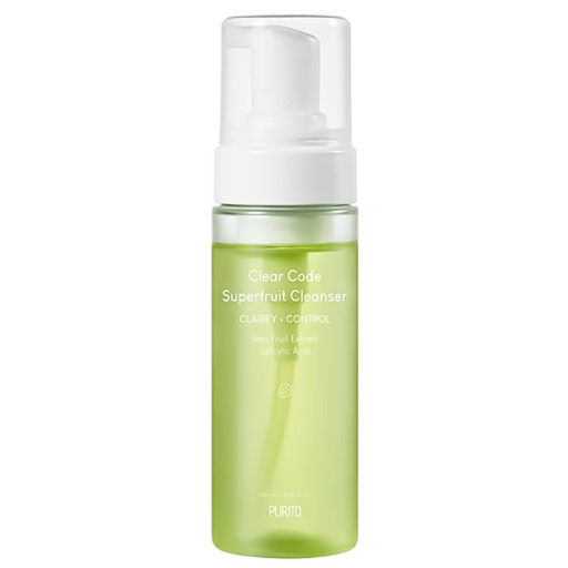 PURITO Clear Code Superfruit Cleanser, 150ml - Пенка для глубокого очищения кожи