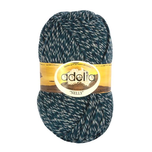 Пряжа ADELIA NELLY 70% шерсть, 30% акрил 5 шт. х 100 г 100 м  5 м