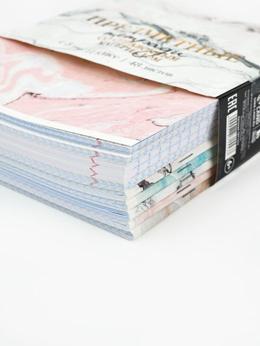 Тетради предметные, 48 л., набор из 10 шт. Мрамор - Artfox study фото 3