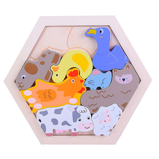 Пазл-вкладыш Домашние животные - Щепочка фото 3