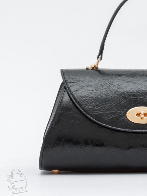 Сумка женская кожаная 1043L black Polina&Eiterou