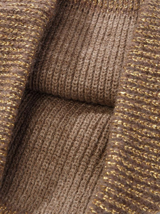 Шапка жен. кид-мох+альп+шерсть LB-N88037A taupe - Labbra фото 12