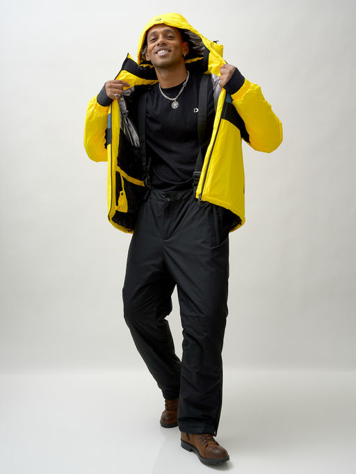 Горнолыжный костюм мужской зимний желтого цвета 370J - Mtforce фото 25