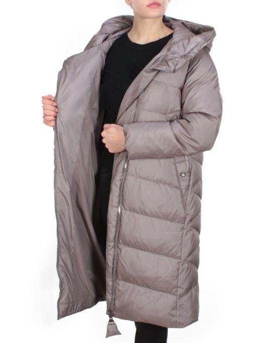 2118 LIGHT GRAY Пальто зимнее женское MELISACITI (200 гр. холлофайбера) - Fashion фото 7