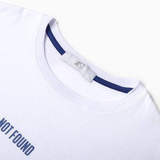 Футболка мужская MIST Not found, размер 46, белый