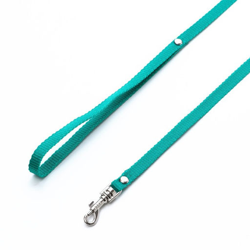 Поводок капроновый , 1,6 м х 1 см, зелёный - Пижон фото 2