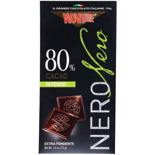 Шоколад Novi Nero горький 80% какао 75 г, Италия