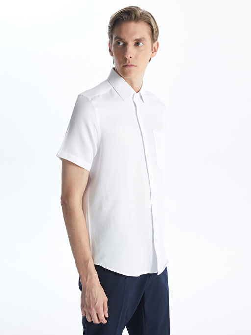 Regular Fit K?sa Kollu Arm?rl? Erkek G?mlek