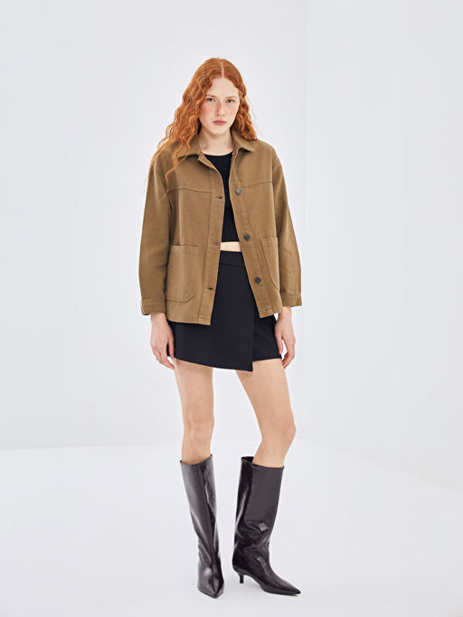 Oversize Kad?n G?mlek Ceket