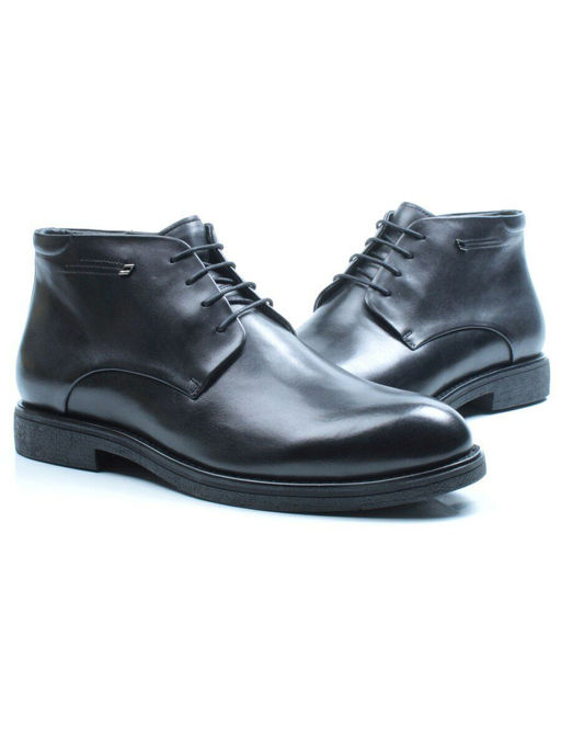 01-H9057 -B7-SW3 BLACK Ботинки демисезонные мужские (натуральная кожа) - Фабричный китай фото 10
