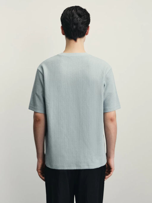 Футболка из фактурной ткани / Zarina  фото 5