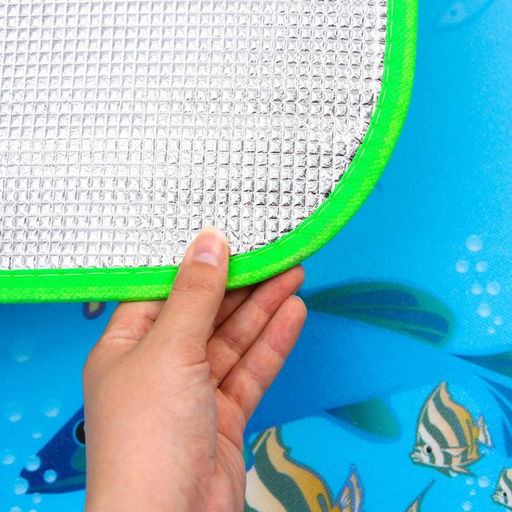 Игровой коврик для детей на фольгированной основе Морское путешествие, размер 180х150x0, 5 см, Крошка Я  фото 2