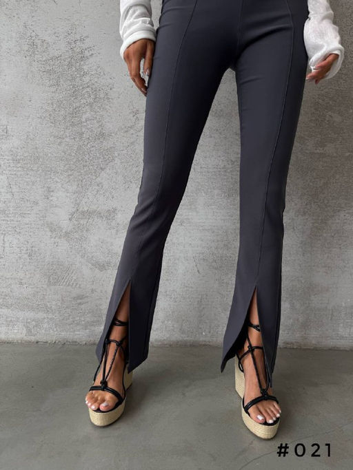 Шикарные брючки с разрезами в идеальном качестве - A.B.S.O фото 5