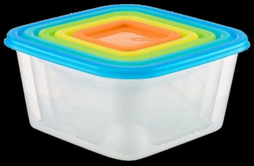 Набор контейнеров для продуктов FUSION 5шт (1,7л; 1,1л; 0,63л; 0,33л; 0,15л)