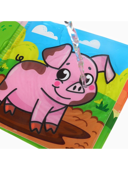 Набор книжек - игрушек для ванны Крошка Я «В зоопарке», водная раскраска, 3 шт., Крошка Я
