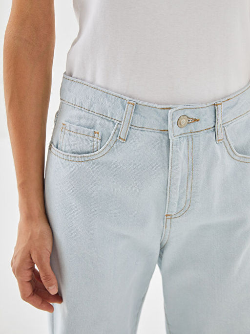 Wideleg Kad?n Jean Pantolon