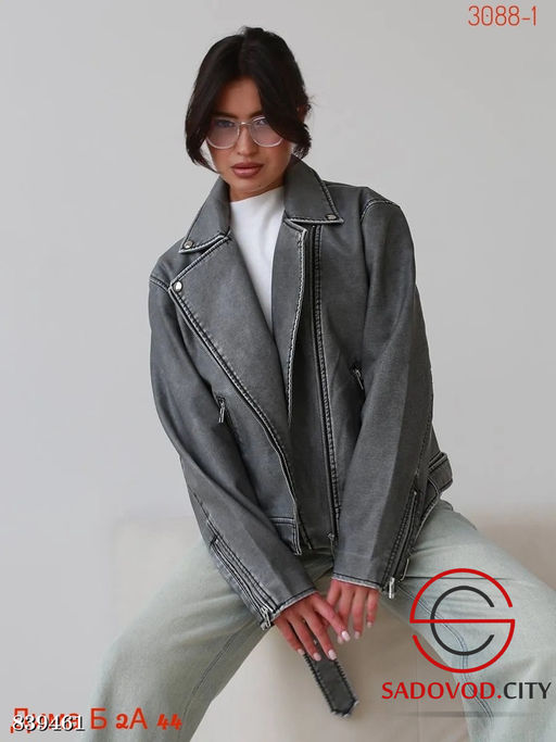 Кожаная куртки весенняя - Bruno фото 2