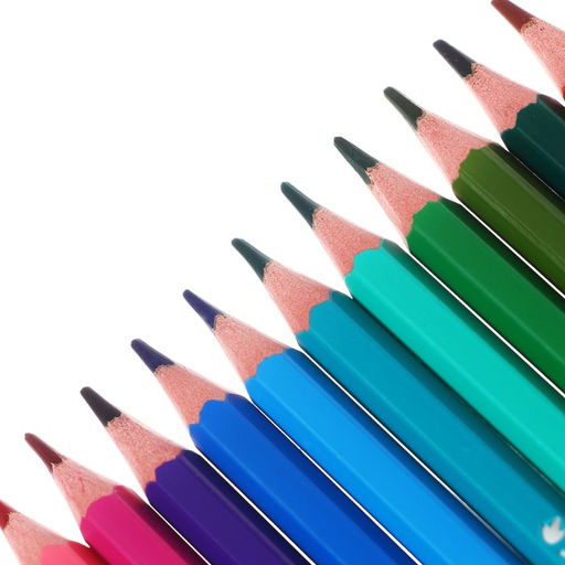 Карандаши цветные 18 цветов, детские, шестигранные, BIC Kids Tropicolors, пластиковые, ударопрочный грифель 3.2 мм