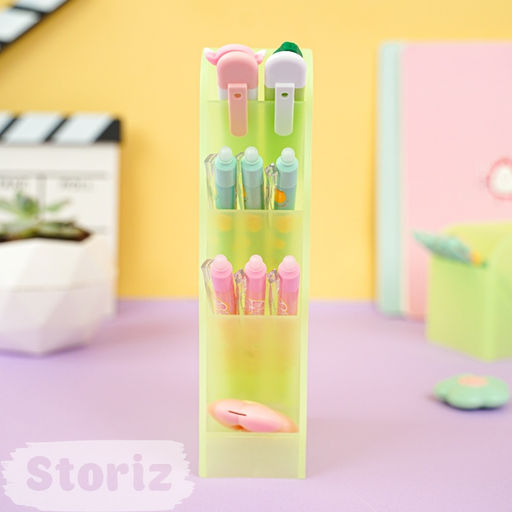 Органайзер для канцелярии Color салатовый, 5x20.6x9.3 см - Storiz фото 2