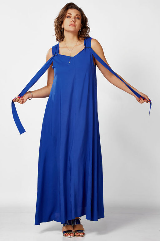 Платье BegiModa 1053 василёк