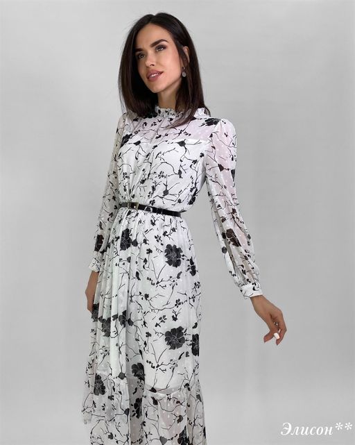 Платье Элисон** (белый) - Nadi bordo фото 5