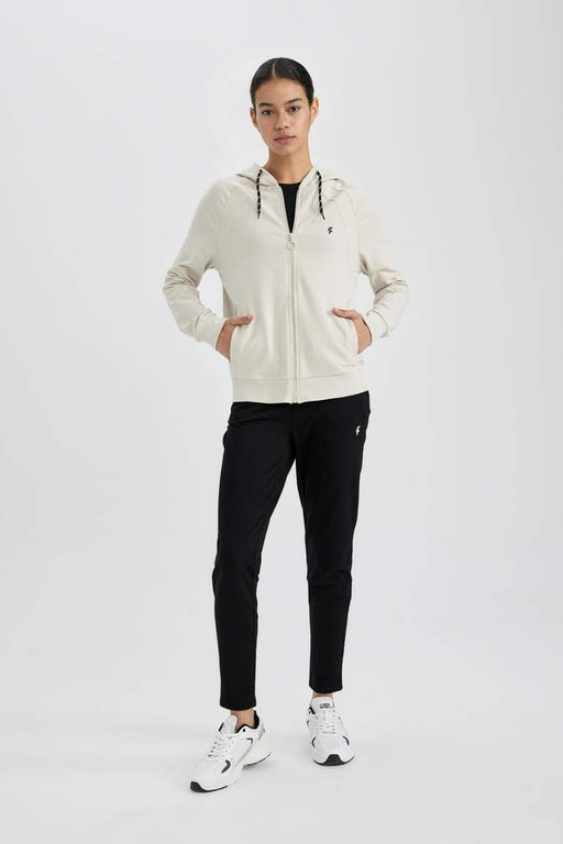 DeFactoFit Толстовка с капюшоном и молнией стандартного кроя фото 5