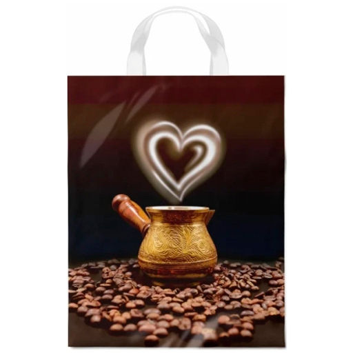 Пакет с петлевой ручкой 28x35 (55) Интерпак (Мгновение) (х25/500) ПТЛ63435