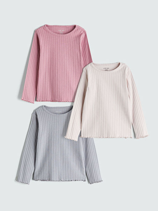 Bisiklet Yaka K?z Bebek Ti??rt 3l?