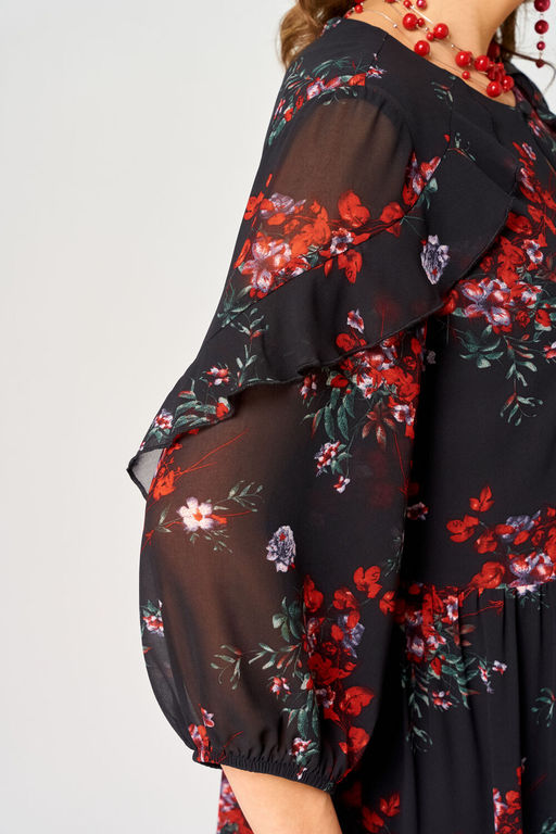 Платье EVA GRANT 7281А цветочный принт