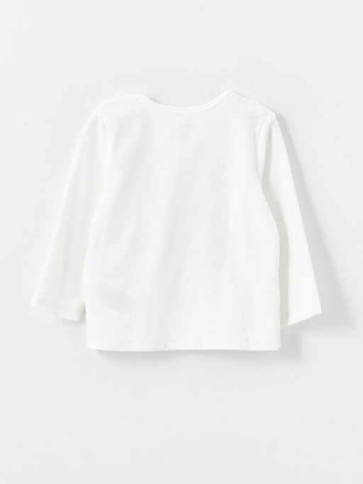 Bisiklet Yaka Uzun Kollu Bask?l? Erkek Bebek Pijama Tak?m? - Waikiki фото 3