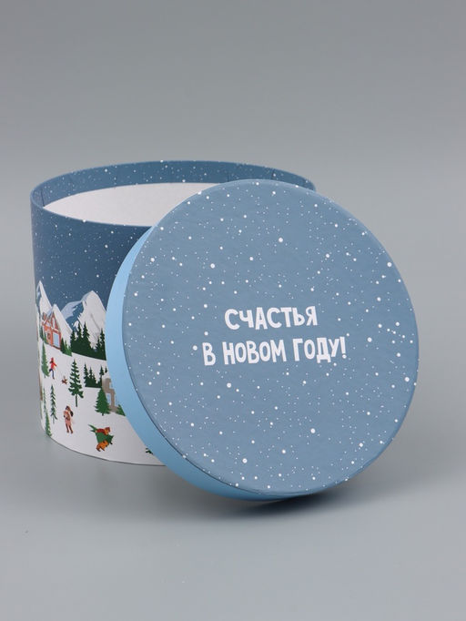 Набор подарочных коробок 5 в 1 «Зимний городок», 13×14‒19.5×22 см
