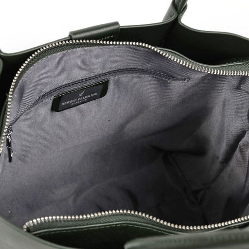 Женская кожаная сумка Sergio Valentini SV-12863 Грин  фото 4