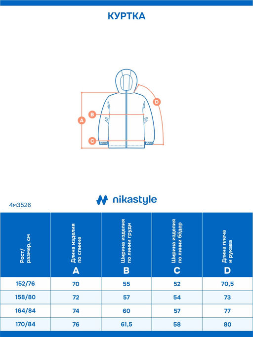 Куртка 4м3526 черный - Nikastyle фото 5