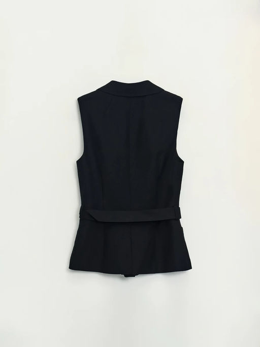 Приталенный жилет с поясом / Zarina