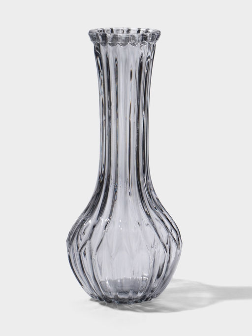 Ваза «Имоджин», 22.5×9 см, стекло, серая