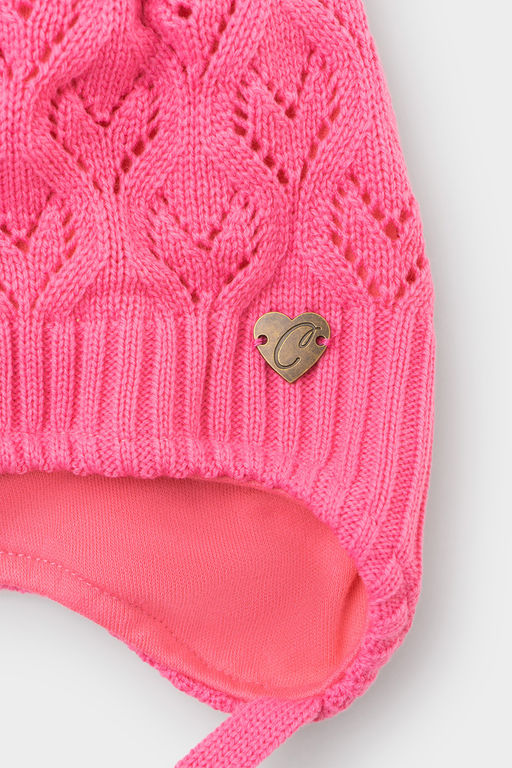 Crockid _ КВ 20341/насыщенный коралл шапка для дев