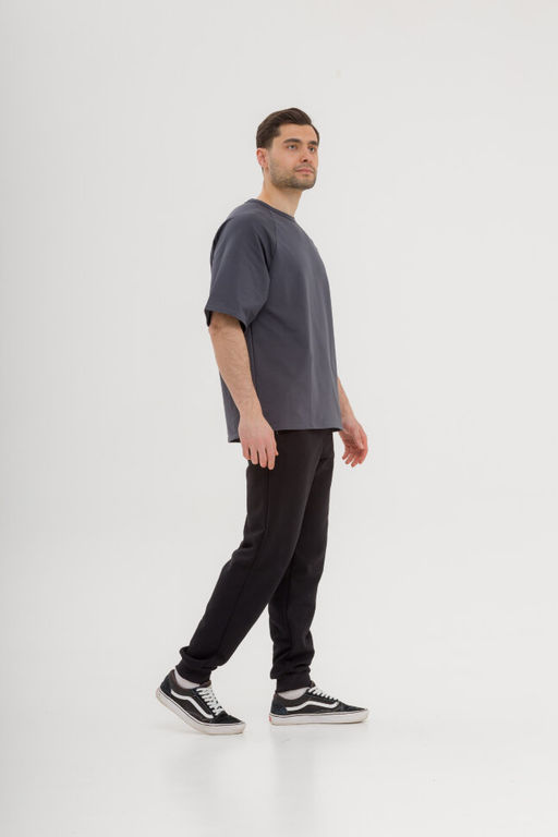 120 Оверсайз футболка, графит - Knitka wear фото 5