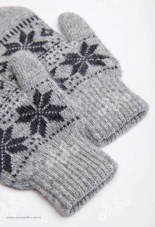 Шерстяные варежки (арт. 04117) - Тод оймс ххк фото 3