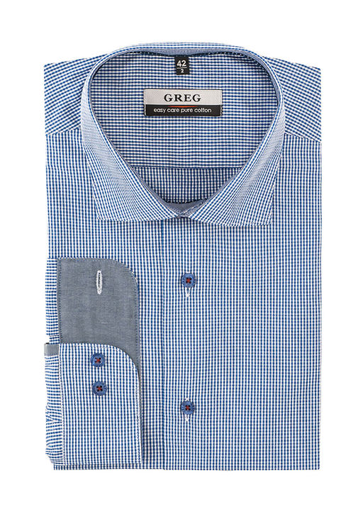 Сорочка мужская длинный рукав GREG 214/131/8016/Z/1p  фото 2