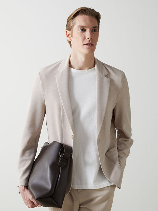 Dar Kal?p Erkek Blazer Ceket