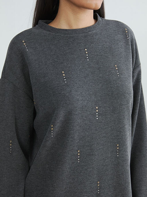 Soft Touch Ta?l? Kad?n Sweatshirt Tunik