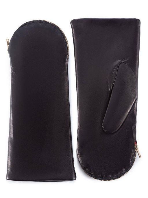 Рукавицы женские н/м крол IS129 black - Eleganzza фото 8