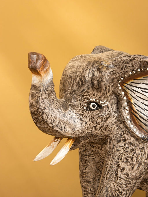 Набор сувенирный «Слоны», 25 см, 20 см, 15 см, дерево, серый