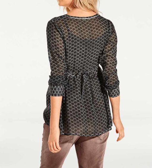 Блузка, мятно-черная - Heine фото 4