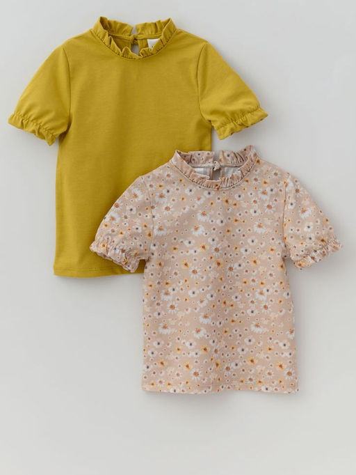 Футболка для девочки 2шт., сер/бел - Lesi kids фото 57